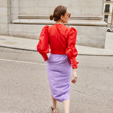 Falda Patrizia Violet