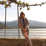 Mel Print Garnet Trousers