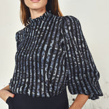 Top Lucie Blue Glitter