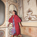Geiko Malmo Blue and Fuchsia Dress