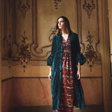 Mila Malmo Fuchsia and Green Dress