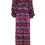 Mila Malmo Fuchsia and Green Dress