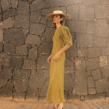 Vestido Zoe Verde Caqui