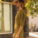 Vestido Zoe Verde Caqui