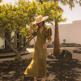 Vestido Zoe Verde Caqui