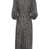 Flavia Python Dress
