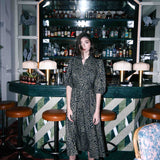 Flavia Python Dress