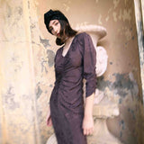 Geiko Eggplant Dress