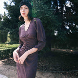 Geiko Eggplant Dress