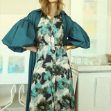 Valentina Petrol Blue Jacket