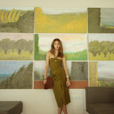 Khaki Green Bardi Top