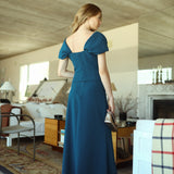 Top Benedetta Petroleum Blue