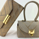 Handbag Clutch bag ORIGAMI geometric