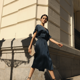 Vestido Andrea Azul Marino