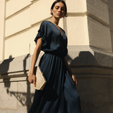 Vestido Andrea Azul Marino