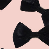 Meli Black Velvet Bow