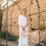 Begonia Vichy white dress