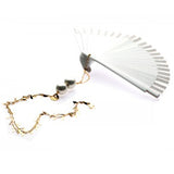 LA MORENITA White Forest Pearl Fan