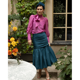 Falda Ivanna Tafetán