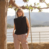Top Leyre Vichy Negro