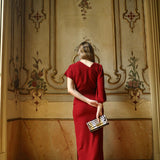Vestido Daria Granate