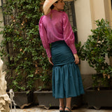 Falda Ivanna Tafetán