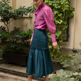 Falda Ivanna Tafetán