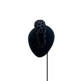 TOCADO INVITADA Testa Print Negro Couture
