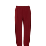 Pantalón Bombacho crepe granate