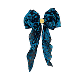 Lazo DELIA estampado azul