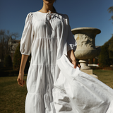 Vestido Josefina Blanco