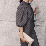Top Anna Jacquard Amatista