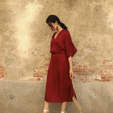 Vestido Fabiola Granate