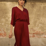 Vestido Fabiola Granate