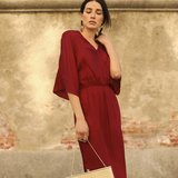 Vestido Fabiola Granate