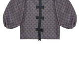 Top Anna Jacquard Amatista