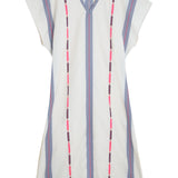 Kaftan Maroki Azul y Rosa