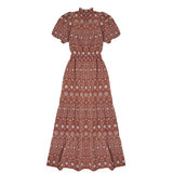 Vestido Olympia Chocolate Rosa