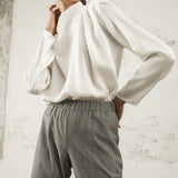 Camisa Laure Satén Blanco