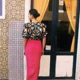 Falda Valeria Fucsia