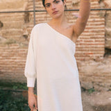 Vestido Begonia Vichy blanco