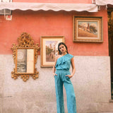 Pantalón Diana Turquesa