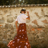 Falda Lupitta Marrón