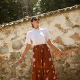 Falda Lupitta Marrón