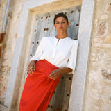 Falda Patrizia Rojo