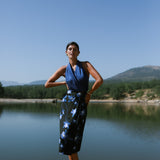 Falda Alessandra Tropical Azul