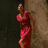 Vestido Beatriz Granate