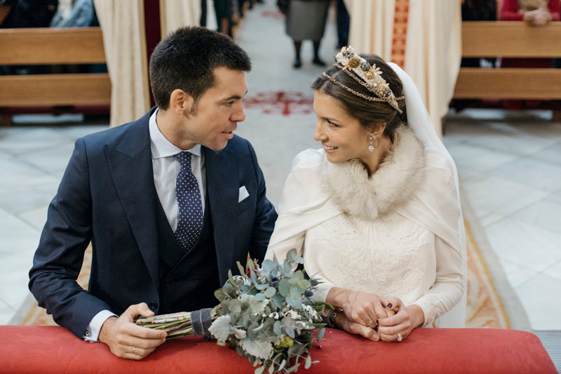 Boda de invierno: Leti & Pepo - Novias Mimoki