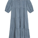 Vestido Josefina Azul y blanco