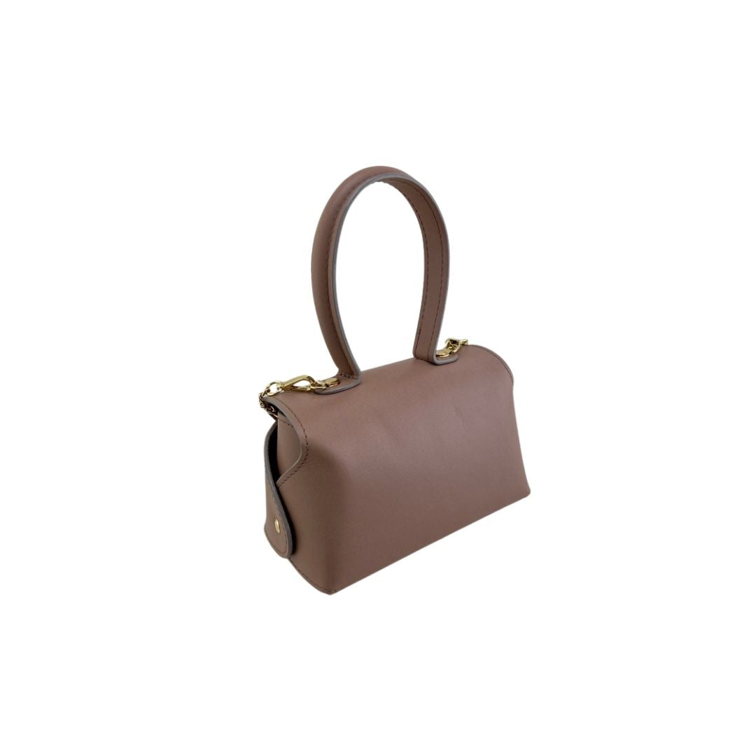 ORIGAMI Nude Pink Clutch Handbag